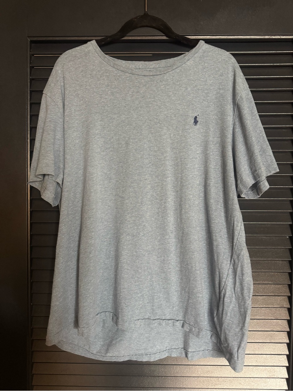 Polo Ralph Lauren Gray Custom Slim Fit Pony T-Shirt XXL